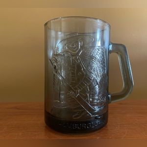 Vintage McDonalds Hamburglar glass mug